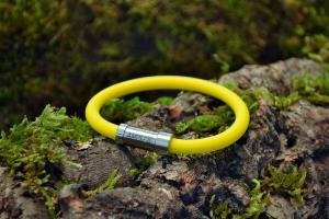 Energiearmband aus BioThane® - Gelb